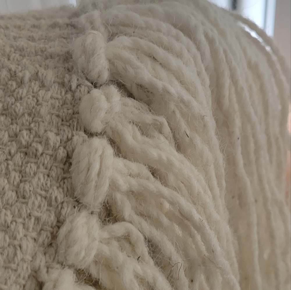 Woven wall hanging